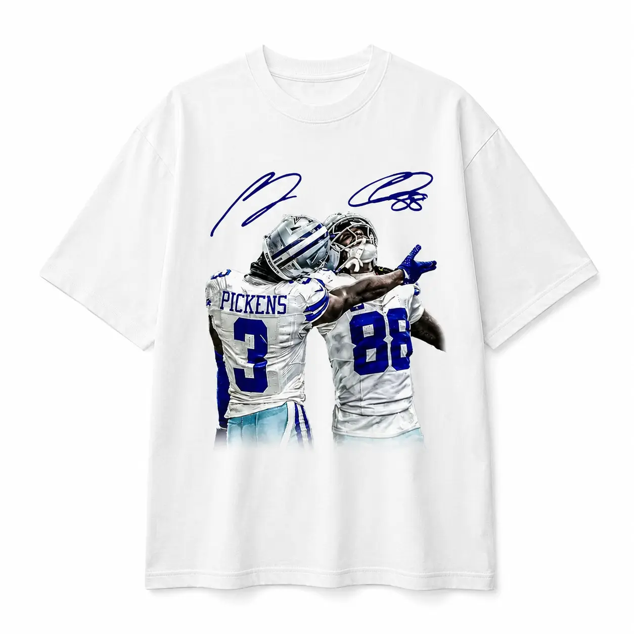 Vintage Close-Up Football Athlete Signature Graphic Unisex T-Shirt I Great Gift For Sports Fans