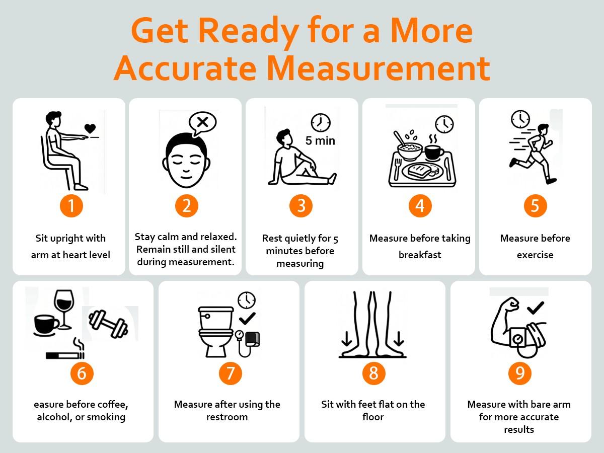 Upper Arm Blood Pressure Monitor for Home Use, Large Backlit LCD, Automatic Cuff Expands to 7.1"-16.5", One-Touch Barrel-Type Blood Pressure Monitors, Dual User 99x2 Memory, Pearl