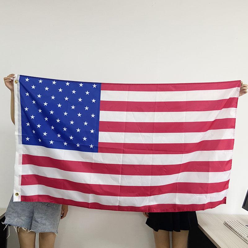 Premium 3x5ft American Flag USA Waterproof Outdoor Banner for Patriotic Display Durable Polyester UV Resistant Fade Resistant Colors