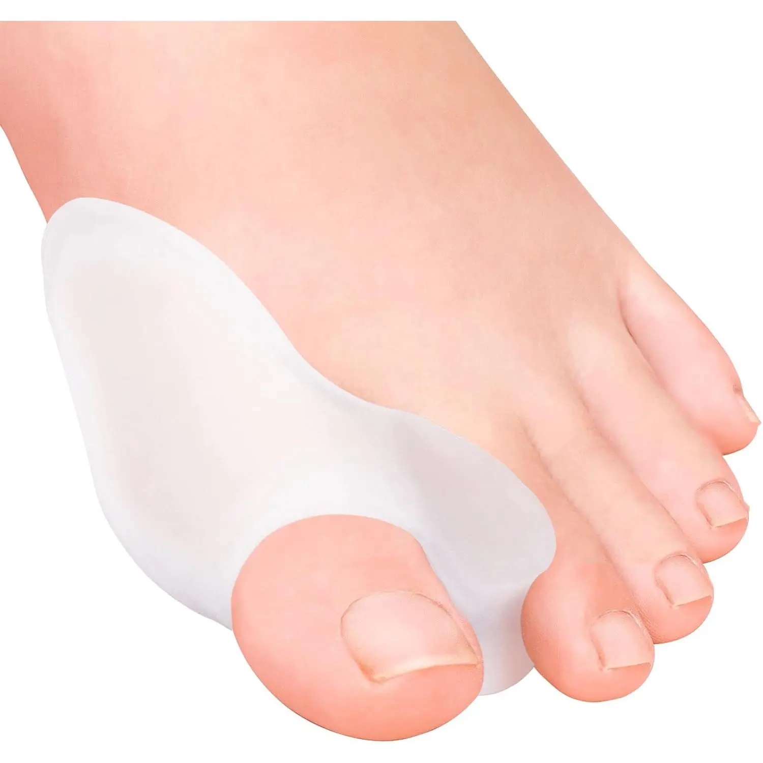 Pack of 12 Bunion Cushions and Protectors, (1/2'' Thick) Bunion Pad with Gel Shield, Bunion Corrector with Separator for Big Toe, Bunion Shield for Pain Relief from Bunion Pain, Pressure