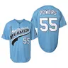 Men's Kenny Powers 55 Replica Baseball Jersey Shirts - Colorful Athletic Baseball & Softball Jersey with Number & Text, Charros/Eastbound and Down/Myrtle Beach Mermen Themes, Oversized Retro Short Sleeve, S-XXXL Fit Range, Casual Sport Wear