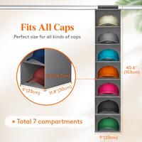 Rod Hanger – 7 Compartments – Grey