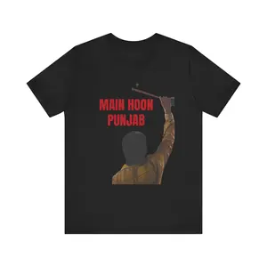 Main Hoon Punjab Graphic T-Shirt – Punjabi Pride Concert Inspired Unisex Cotton Tee