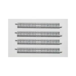 TomyTec Co LTD 10111 Straight Track with Concrete Ties S140 - Fine Track -- 5-1/2"  140mm pkg(4), N Scale