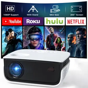 TOPVISION 1080P Mini Projector with Bluetooth,Keystone Correction,Up to Support 240'' Screen Topvision