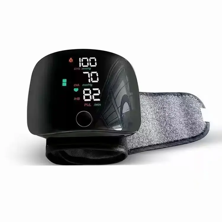 Rechargeable Wrist Blood Pressure with LED Touch Screen, Voice Broadcast & 99x2 Memory Made Simple. Accurate Home Bp Tracking