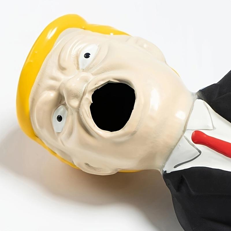Latex Trump Stress Relief Doll, Large Size, Squeeze Sound, Novelty Figurine, Chew Toy for Dogs, Fun Anxiety Toy
