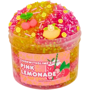 Pink Lemonade 8oz Slime Bingsu Texture Scented Pink Lemonade