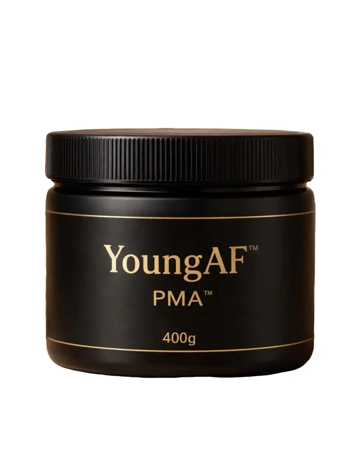 YoungAF Vanilla Wellness Powder - Creatine Monohydrate 5000mg - Ca-AKG & Taurine Blend - Zero Sugar Monk Fruit Coffee Mix-In