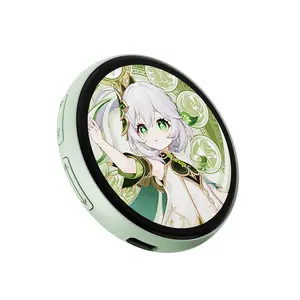 New Animation Peripheral Two-Dimensional Electronic Badge Bluetooth AI Pet Smart Electronic Photo Album with Bluetooth Connectivity & Anime Character Design