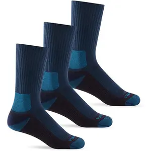 WANDER Merino Wool Socks Mens Cushioned Moisturing Wicking Athletic Crew Socks 3 Pairs
