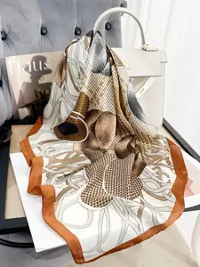 Women's Houndstooth Print Scarf, Stylish and Versatile Accessory for Fashion and Outdoor Activities, Lightweight and Comfortable for All Seasons, Scarf Head Wrap