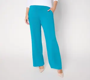 Branids Dress Out Loud Petite Acquitted Knit Wide Leg Pants