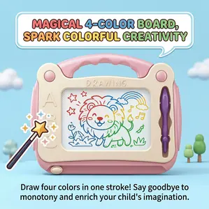 Magnetic Drawing Board for Toddlers 1-3 Dust-Free Creative Educational Art Toy Multi-Color Option, Suitable as Birthday/Christmas Gift for Kids