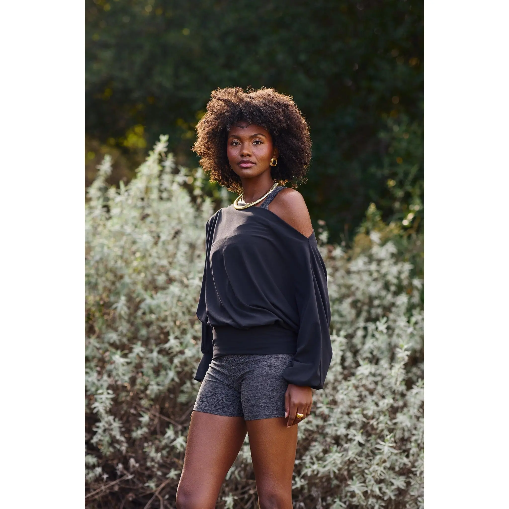 Lady's CloudLight™ Batwing Blouse - Rapid Off-Shoulder, Casual Women's Top (Pair with Bottoms)