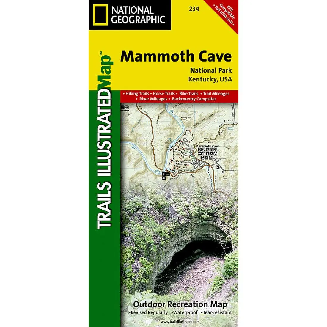 Mammoth Cave National Park, Map 234