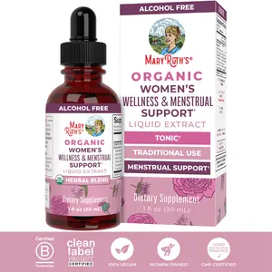 MaryRuth's Organic Women's Wellness & Menstrual Support Liquid Drops - Traditional Use Herbal Blend - USDA Organic - Non-GMO, Vegan MaryRuth's Organic Women's Wellness & Menstrual Support Liquid Drops - Traditional Use Herbal Blend - USDA Organic - Non-GMO, Vegan