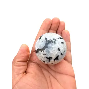 Rainbow Moonstone Sphere 25mm for Massage Reflexology & Meditation 35-55mm Crystal Healing Stone for Stress Relief & Feng Shui Decor