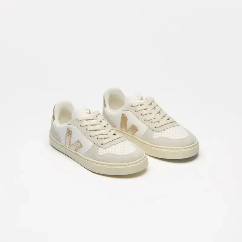 Veja Rose Gold Lace Sneakers
