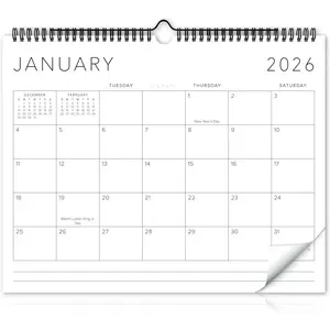 Beautiful 2026 Wall Calendar - Runs from January 2026 until July 2027 - Large 14.5" x 11.5" Office Wall Calendar for Easy Organizing