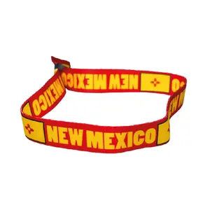Woven Wristband – State Flag New Mexico – USA – P1971