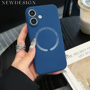 Apple 17 Pro Phone Case, Magsafe Magnetic iPhone 14/15 Plus Wireless Charging, Drop-Proof Liquid Skin Texture, 16/13 Pro Max Compatible