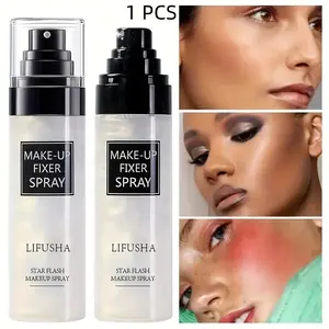 Makeup setting spray, Makeup finishing spray, naturally fast-drying, long-lasting, controls oil, Moisturizing, breathable, not easy to smudge, refreshing and delicate for radiant skin, easy to use, suitable for all skin types and makeup looks