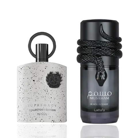 Musamam black + Supremacy Collector's Edition -- 2 piece bundle Arabian Scent Edp Duo Set