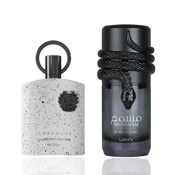 Musamam black + Supremacy Collector's Edition -- 2 piece bundle Arabian Scent Edp Duo Set