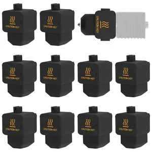 10 count H2D  Socks for Bambu Lab H2D of  Printer  Accessories, Hotend Heater Block  Cover Nozzle,  Printer Print  Boot Enclosure  Protecting Extruder Sleeve