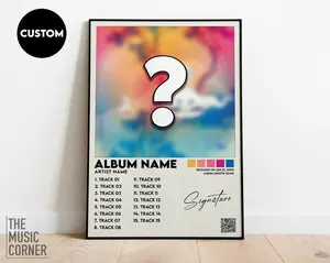 Choose Your Album Cover Custom Poster Print | Album Wall Art Decoration Photo