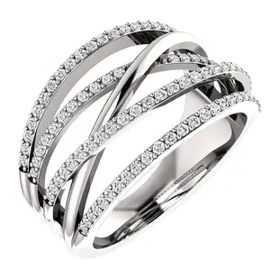 Minimalist 925 Silver Braided Knot Couple Rings, Spliced Love Promise Tail Rings, Adjustable Fashion Jewelry for Men Women Daily Gift