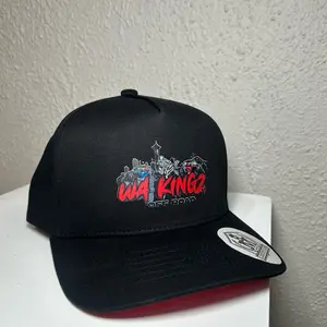 Washington Kingz SnapBack Cap with WA Kingz Off Road Logo Black Adjustable Hat