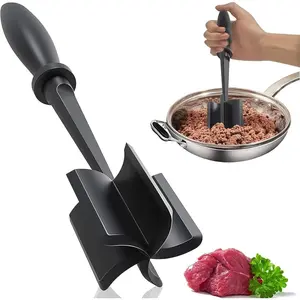 Meat grinder, hamburger grinder, advanced heat-resistant beef grinder, hamburger machine nylon potato mixing tool, meat and poultry tenderizer