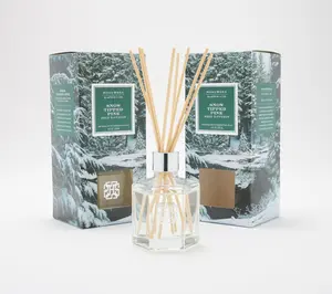 HomeWorx by Slatkin + Co. S/2 Snow Tipped Pine Reed Diffusers