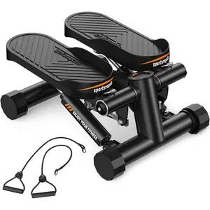 Stair Stepper for Exercises-Twist/Mini Stepper with Resistance Bands and 330lbs Weight Capacity