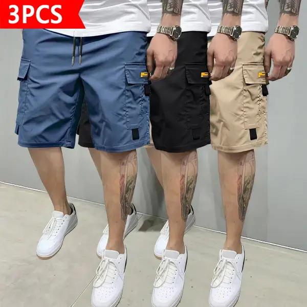 Dark blue + black + khaki