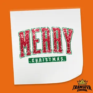 MERRY CHRISTMAS - DTF heat transfer dtf transfer