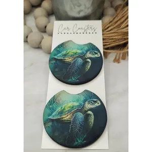 Sea Turtle Car Coasters
