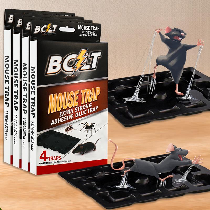 32/16/8 PCS Effective Sticky Mouse Traps GlueBoard - Extra Strong Adhesive Enhanced Stickiness, For Safe Home Pest Control, ForHouse Indoor Outdoor, Easy To Set