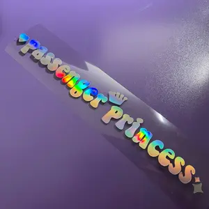 Passenger Princess Car Decal Sticker - High-Quality Vinyl Material, Durable and Weather-Resistant