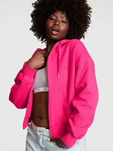 PINK Campus Fleece™ Full-Zip Hoodie
