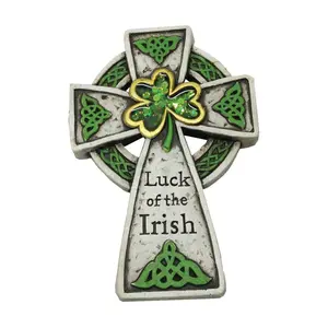 Santa's Workshop 11.2" Cement Irish Cross