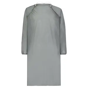 Medical Washable Gown - Breathable Design with Ties, Elastic Waistband, Long Sleeves, Suitable for Men's Workwear and Uniforms