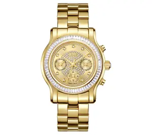 JBW Women's Laurel 18K Gold Plated Diamond Watch