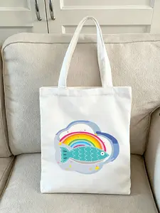 Cute FISH UPON THE SKY GMMTV Canvas Crossbody Bags The ideal choice for fashionable women.