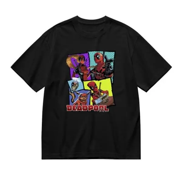 Marvel Deadpool Graphic T Shirt Soft Cotton Oversized Streetwear Style With The Antihero In A Bold And Edgy Comic Inspired Design Casual Top