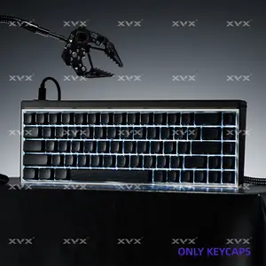 XVX starry OEM Profile keycaps Translucent 136-key Keycap Set（Keycaps Only, Keyboard Not Included）
