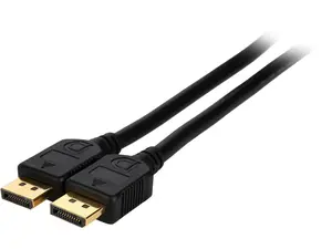 Nippon Labs DP-3-MM 3 ft. DisplayPort HBR Male to Male Cable, Black