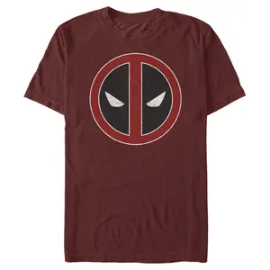 Men's Marvel Deadpool Distressed Logo T-Shirt